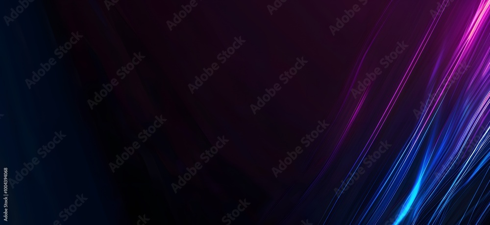 Fototapeta premium Abstract Dark Background with Blue and Purple Gradient