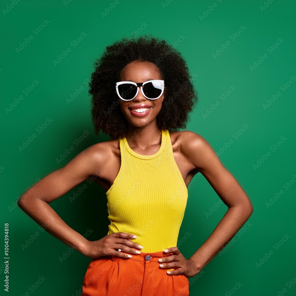 Chic and Playful: A Smile Through Shades
Chic and Playful: A Smile Through Shades