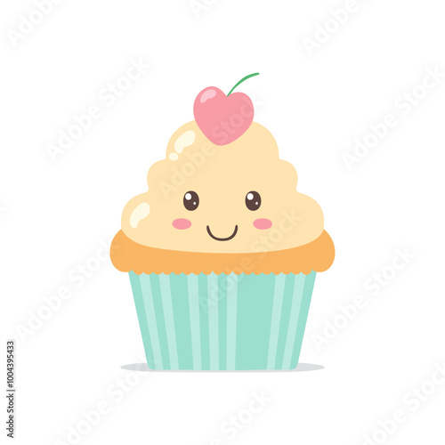 Cupcake Food Eat Meal Snack Cuisine Animation Kawaii Character
