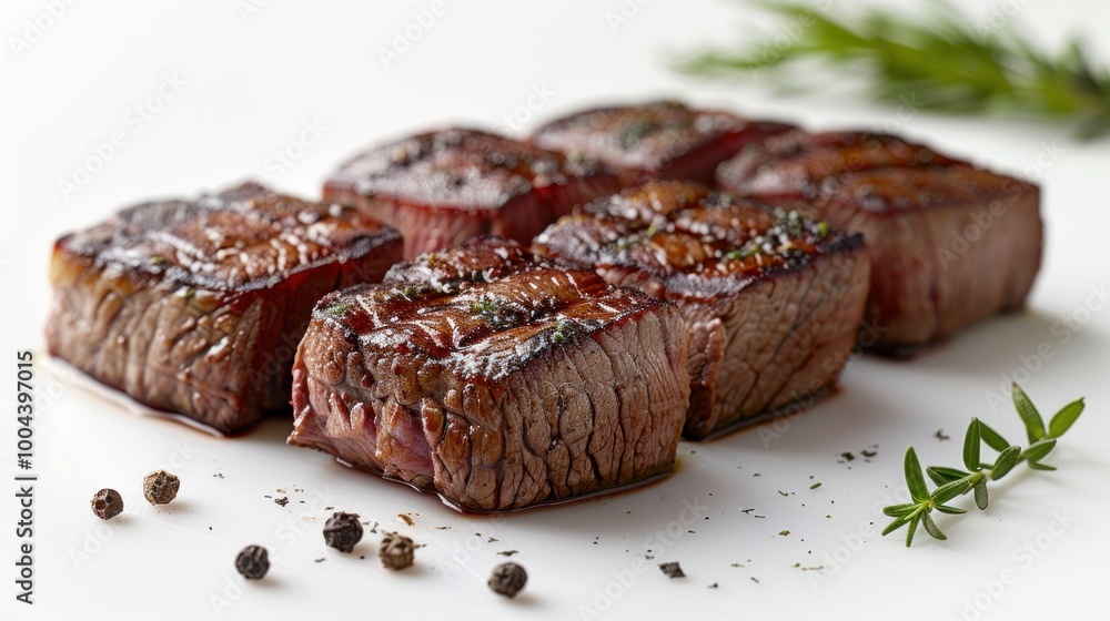 Picanha isolated on white background. Picanha isolated on white background.