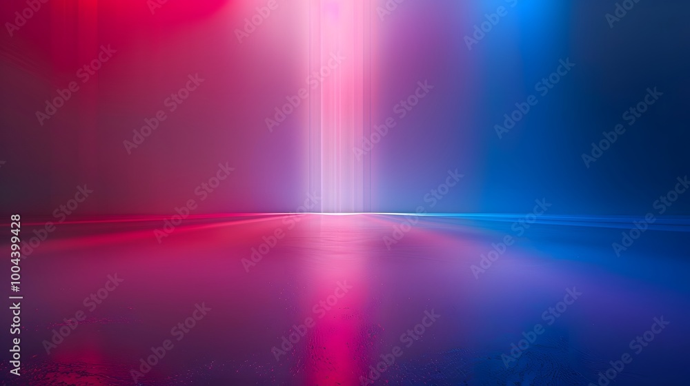 Abstract Red and Blue Gradient Background with Light Beam Abstract Red and Blue Gradient Background with Light Beam