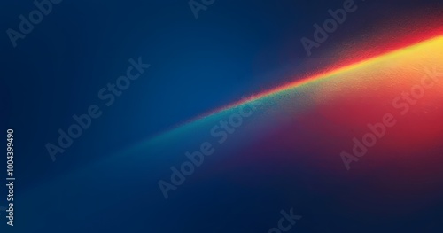 Abstract Blue and Red Gradient Rainbow