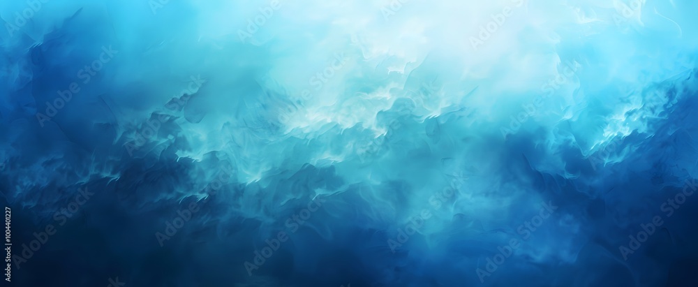 Fototapeta premium Abstract Blue Gradient Background with Blur Effect