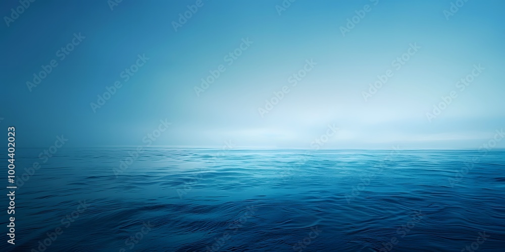 Minimalist Blue Ocean Horizon Photography Minimalist Blue Ocean Horizon Photography