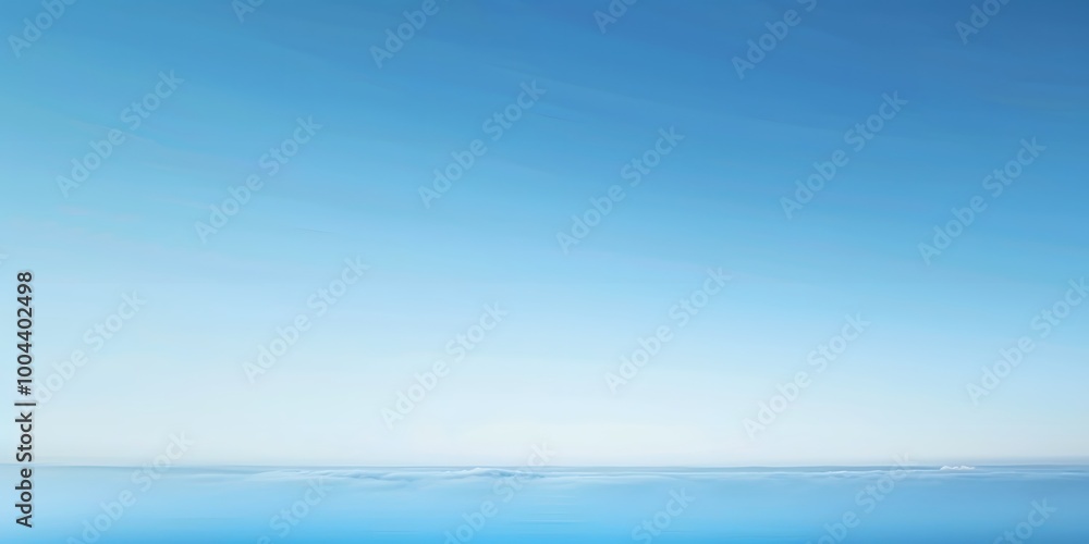 Fototapeta premium Minimalist Blue Sky Gradient Background