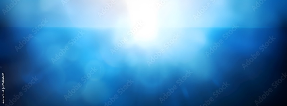 Fototapeta premium Abstract Blue Gradient Background with Glow