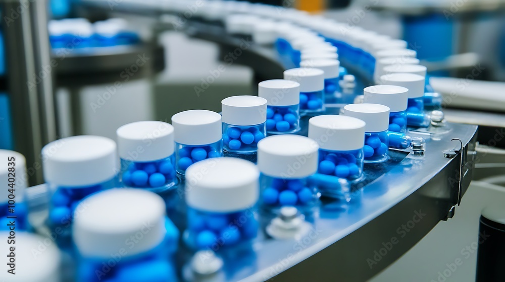 An advanced pharmaceutical industry manufacturing cutting-edge medicines and treatments.
An advanced pharmaceutical industry manufacturing cutting-edge medicines and treatments.