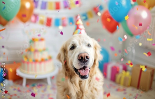 Golden Retriever Birthday Party