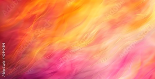 Abstract Blurred Background with Pink, Orange, and Yellow Colors