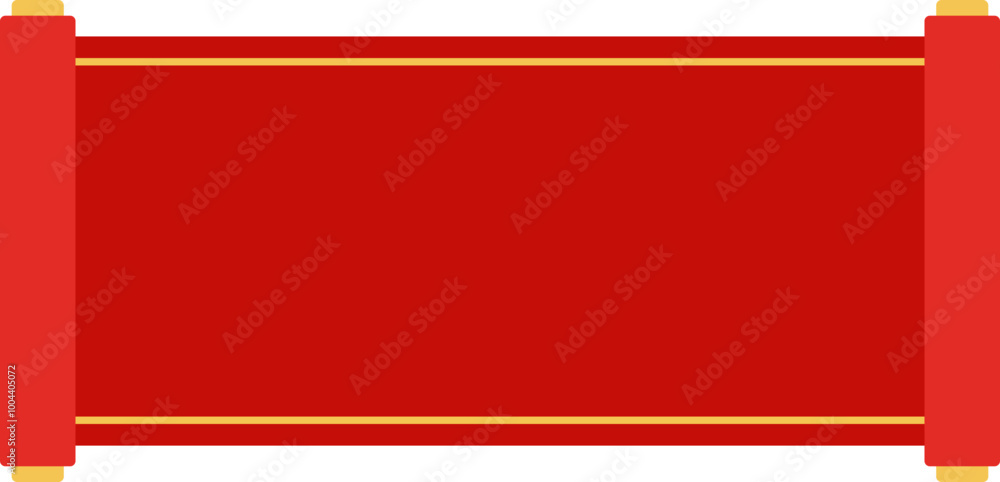 Chinese New Year blank scroll vector.
Chinese lunar year blank red scroll isolated svg. Chinese New Year blank scroll vector.
Chinese lunar year blank red scroll isolated svg.