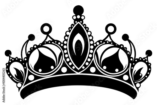 Queen crown vector design