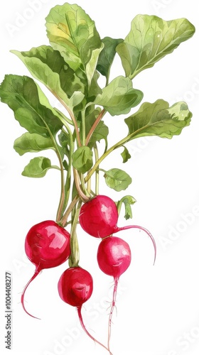 A close up of a bunch of radishes