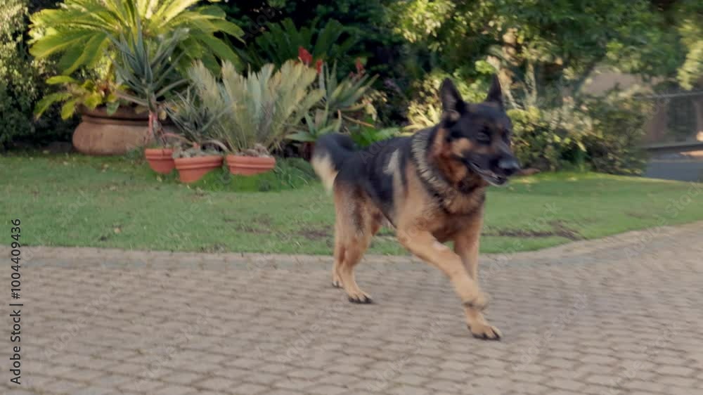 Playful German Shepherd Playful German Shepherd