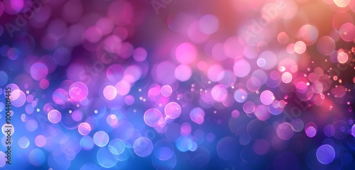 Abstract Purple and Blue Gradient Bokeh Background