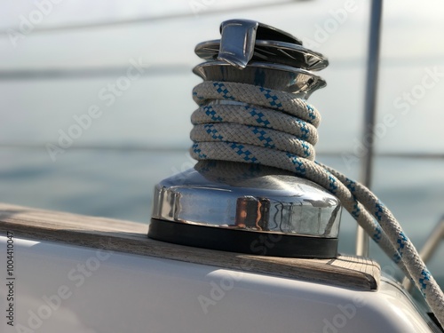 ropes on a yacht