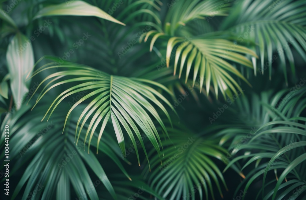 Lush Green Palm Fronds Lush Green Palm Fronds
