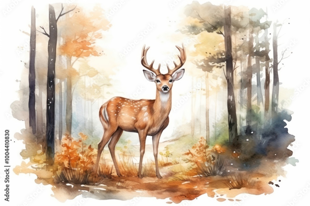 Fototapeta premium Wildlife forest animal mammal.