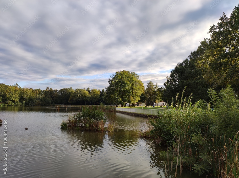 Obraz premium Abendstimmung am See