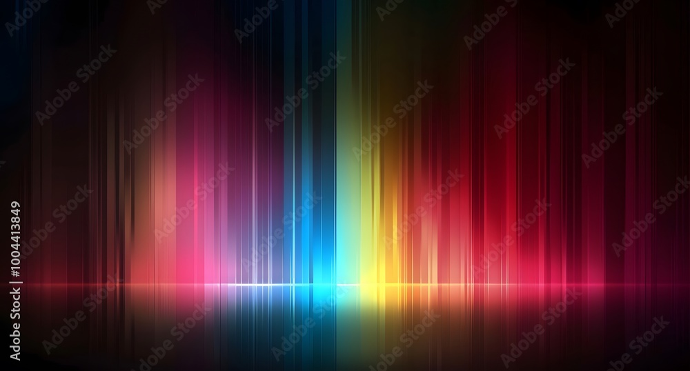 Fototapeta premium Abstract Colorful Gradient Stripes Background