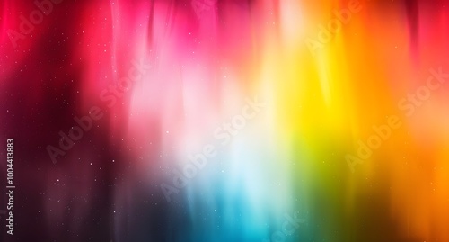 Abstract Colorful Gradient Background with Stars