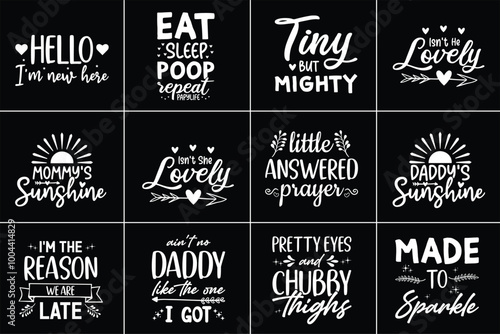 Baby SVG Bundle Design