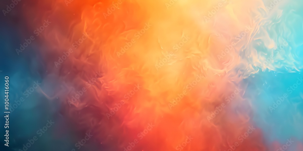 Abstract Blurred Gradient Background with Orange and Blue Tones Abstract Blurred Gradient Background with Orange and Blue Tones
