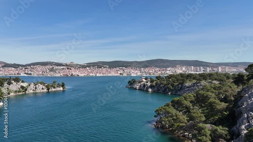 Wallpaper Mural View towards the bay and city of Šibenik - not edited Torontodigital.ca