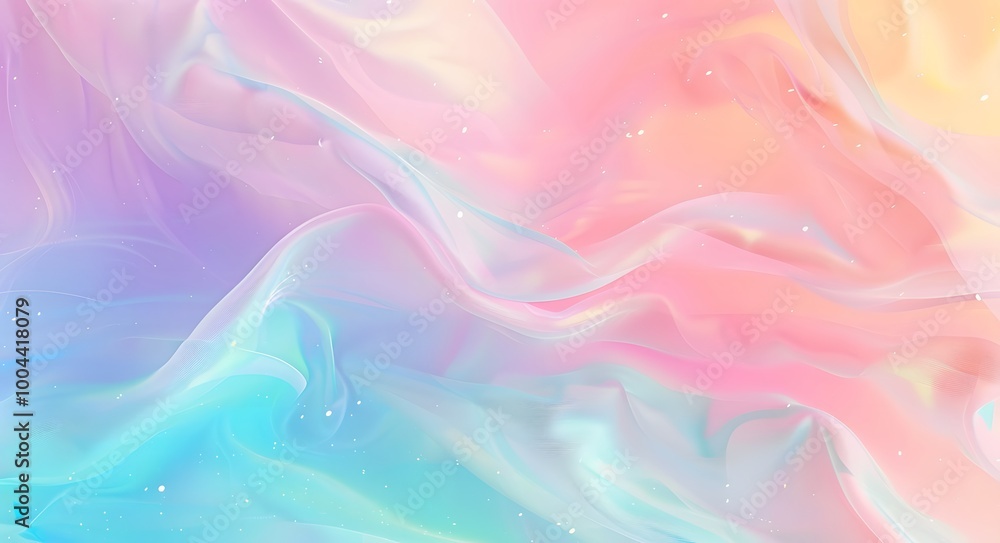 Fototapeta premium Pastel Rainbow Gradient Background With Texture