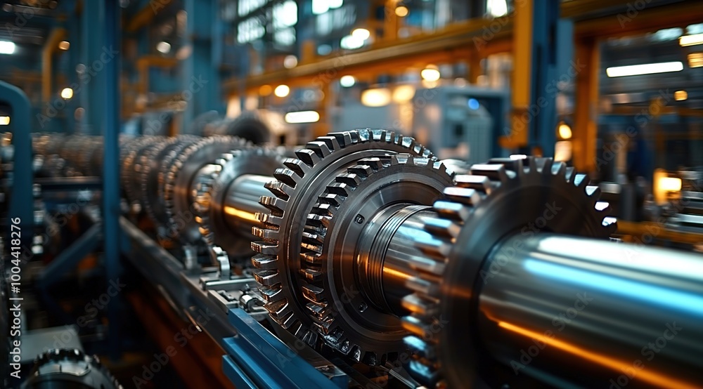 A factory production line with large gears and steel parts, representing the industrial theme of modern web design. A factory production line with large gears and steel parts, representing the industrial theme of modern web design.