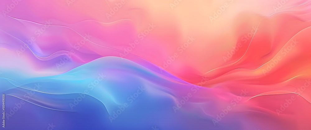 Fototapeta premium Abstract Gradient Background with Soft Curves