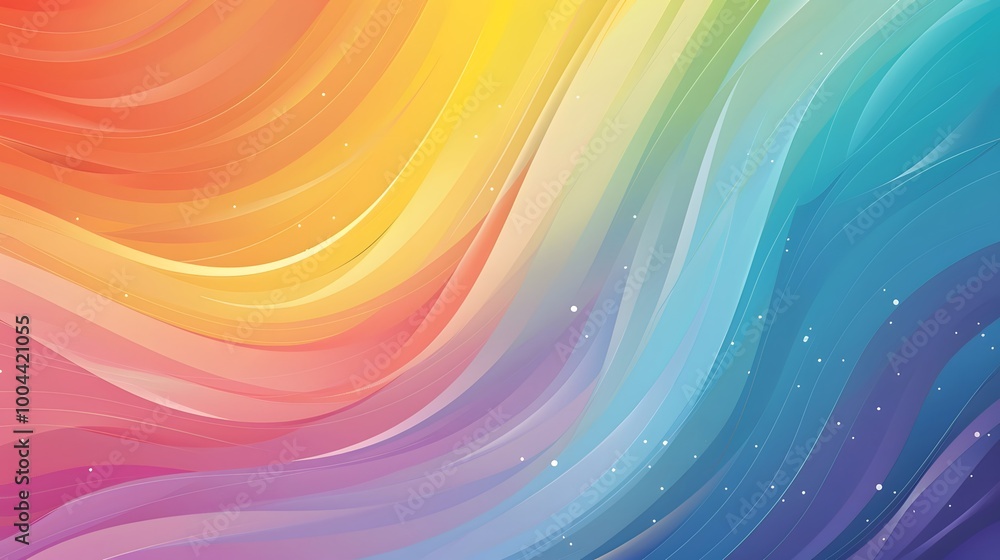 Abstract Rainbow Gradient Swirl Background Abstract Rainbow Gradient Swirl Background