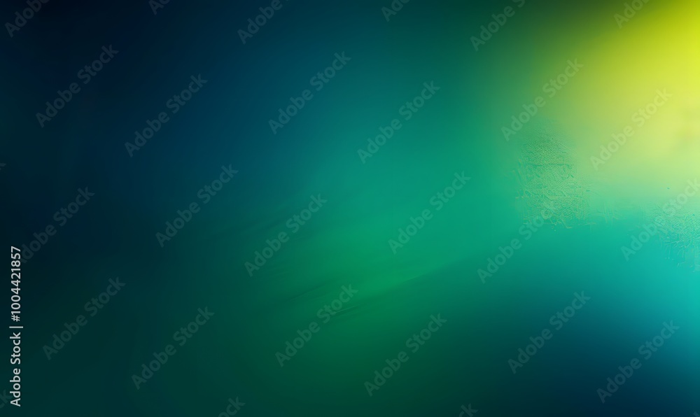 Obraz premium Dark Blue Green Gradient Background Light Right