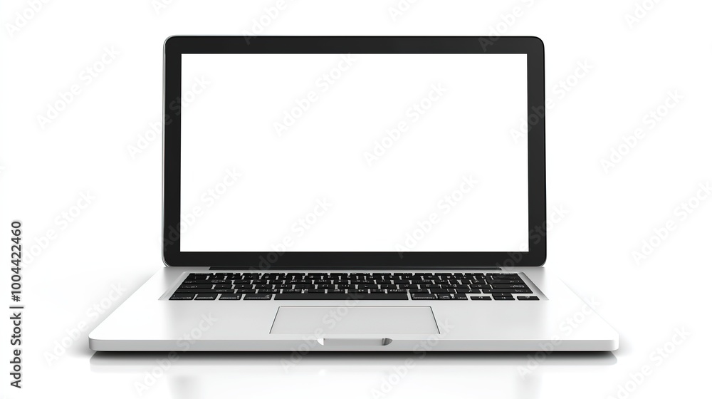 Over shoulder view of white blank empty Mockup laptop screen for advertising. Indian adult male student having virtual meeting, training online call, educational webinar, chatting or working at home Over shoulder view of white blank empty Mockup laptop screen for advertising. Indian adult male student having virtual meeting, training online call, educational webinar, chatting or working at home
