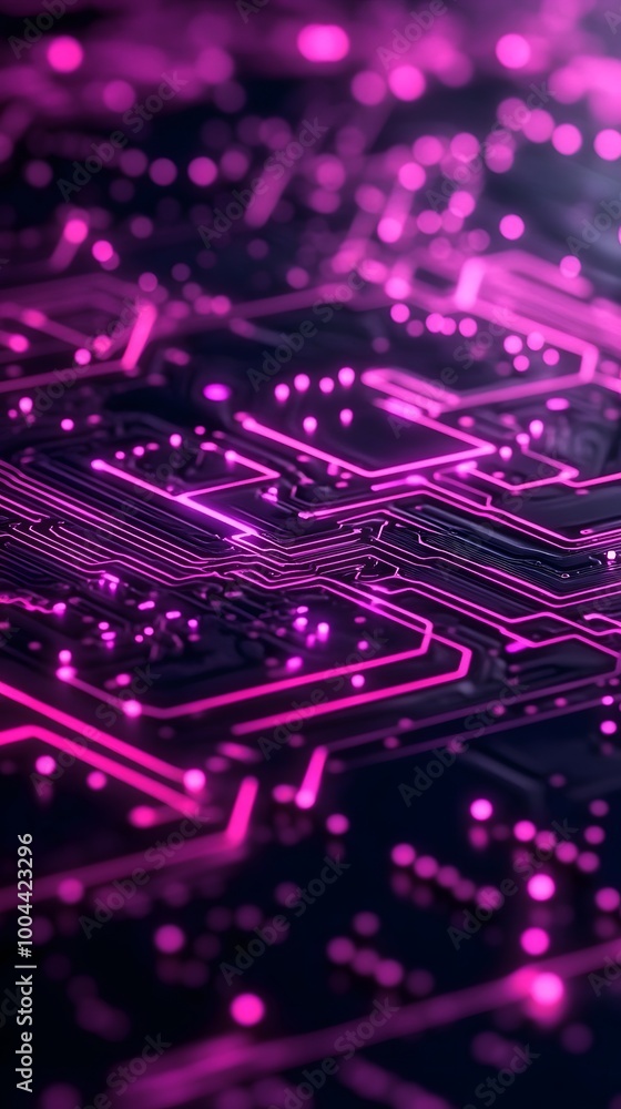 A close-up of an intricate circuit board with glowing neon lights, representing the complex and dynamic nature of AI technology. A close-up of an intricate circuit board with glowing neon lights, representing the complex and dynamic nature of AI technology.