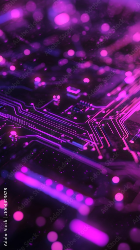 A close-up of an intricate circuit board with glowing neon lights, representing the complex and dynamic nature of AI technology. A close-up of an intricate circuit board with glowing neon lights, representing the complex and dynamic nature of AI technology.