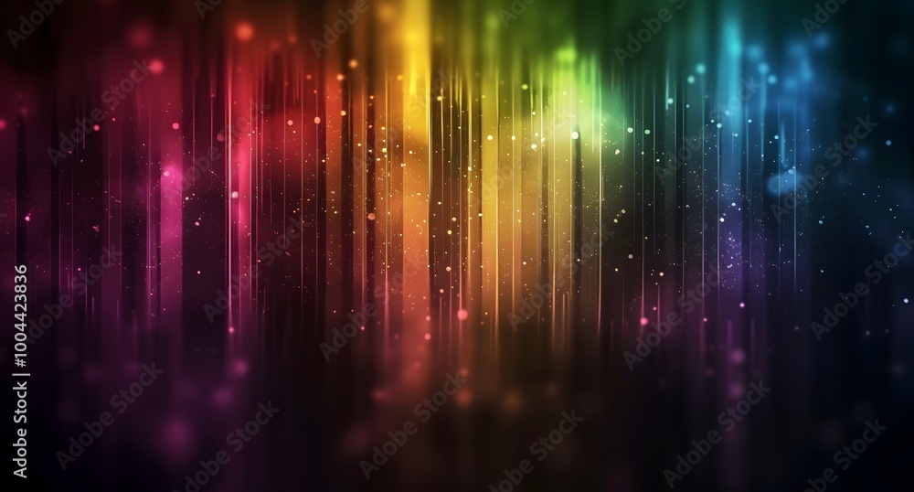Abstract Gradient Background with Blurred Lights Abstract Gradient Background with Blurred Lights