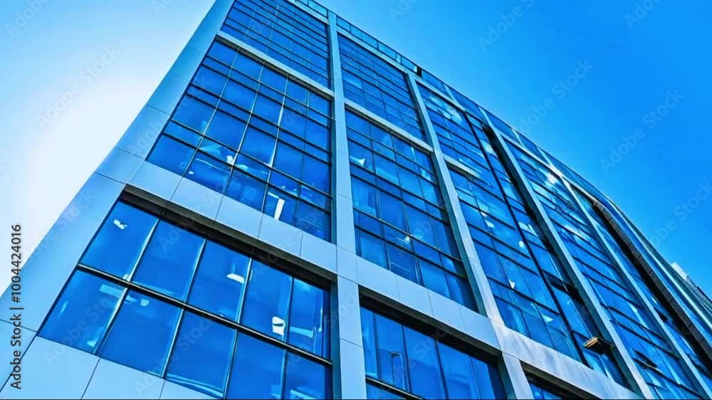 modern office building with windows modern office building with windows