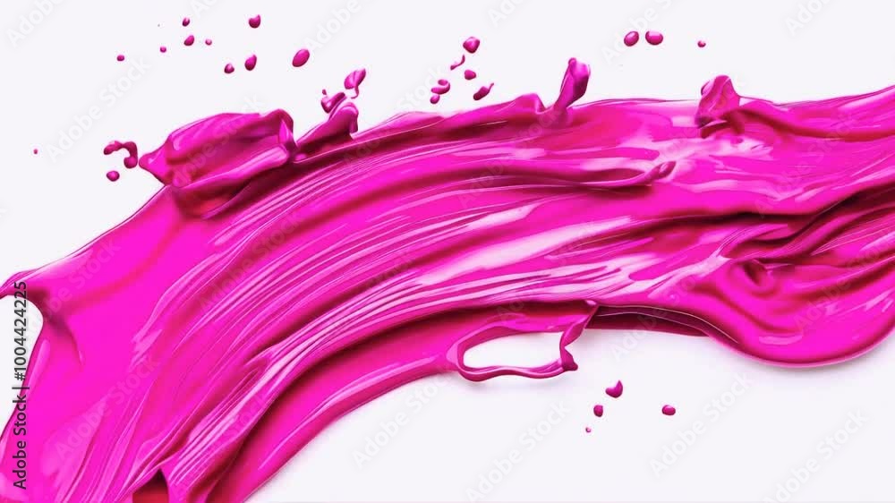 A vibrant splash of pink paint creates an energetic and artistic visual effect. A vibrant splash of pink paint creates an energetic and artistic visual effect.