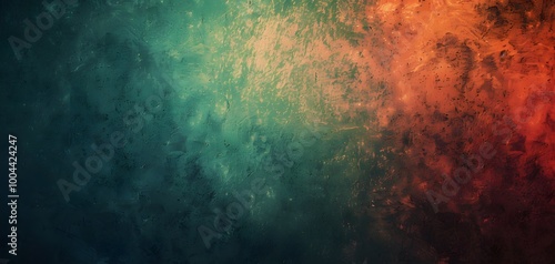 Abstract Gradient Texture with Teal and Orange