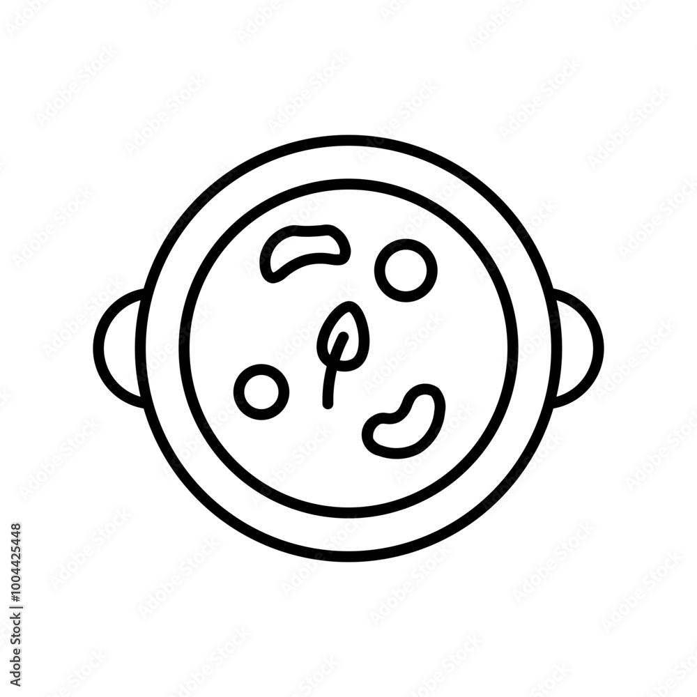 Fototapeta premium cooking line icon