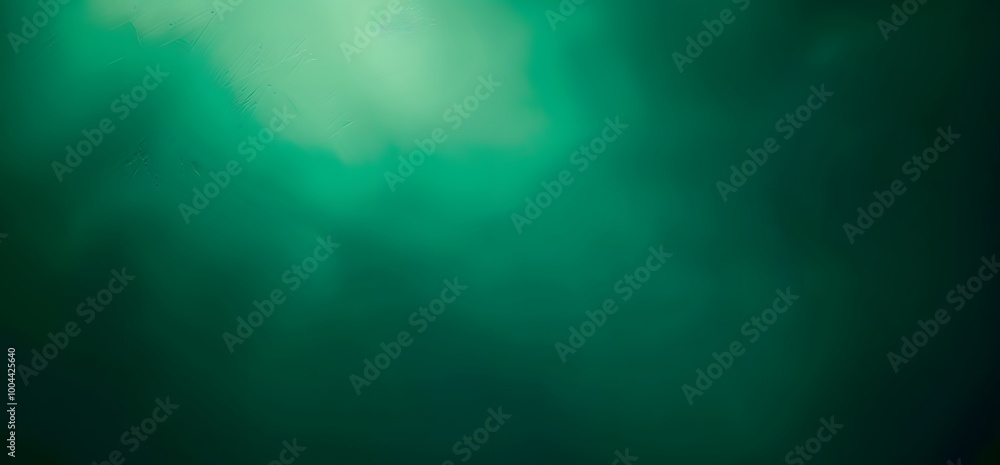 Fototapeta premium Dark Green Gradient Background - Minimalist, High Resolution