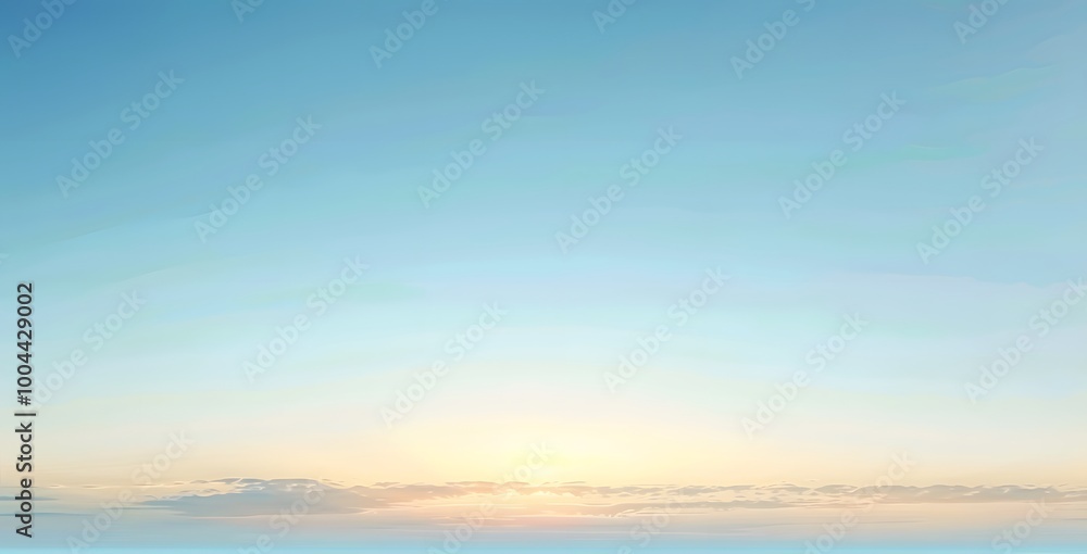 Minimalist Sky Gradient Background, Soft Blue and Beige Hues Minimalist Sky Gradient Background, Soft Blue and Beige Hues