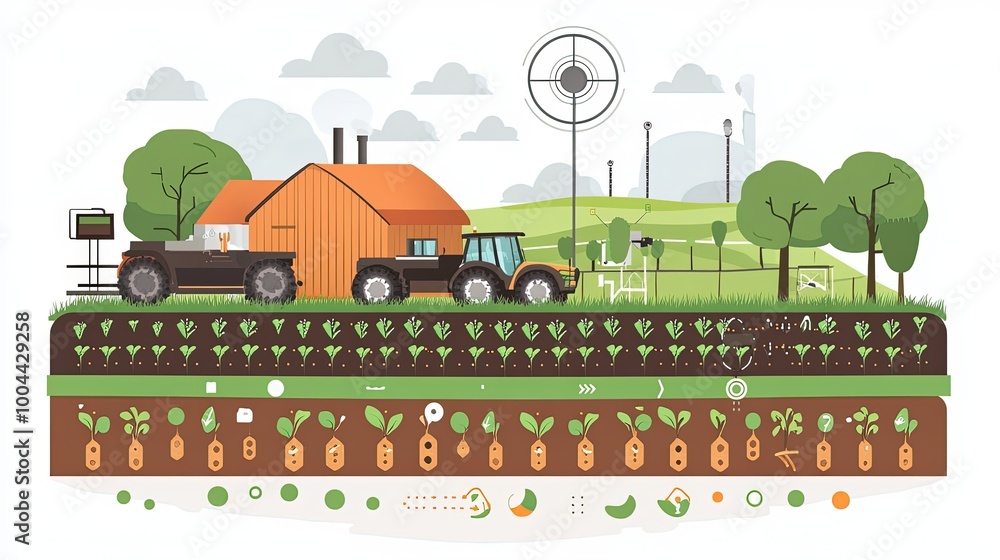 Obraz premium graphic resource for agriculture