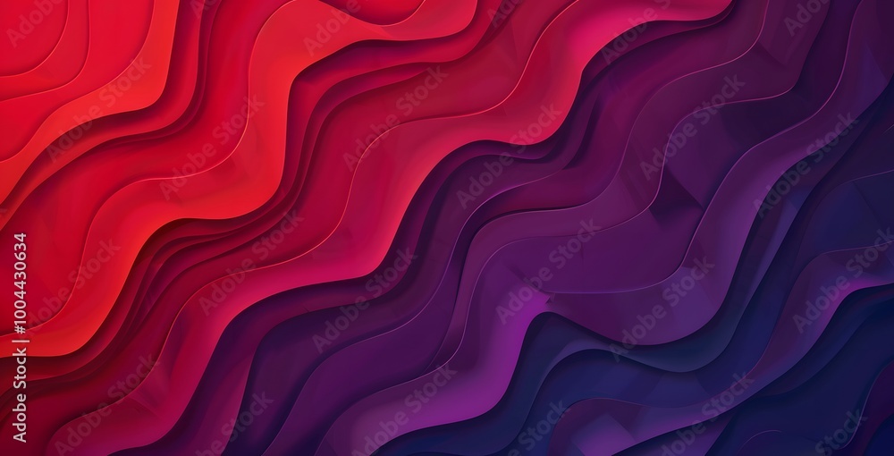 Fototapeta premium Abstract Gradient Background with Red, Purple and Navy Blue Colors