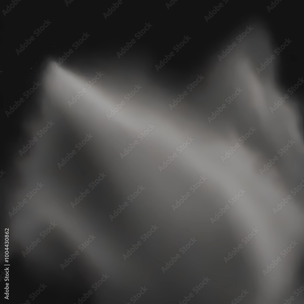 dust on a black background, dust on wind, water vapor dust on a black background, dust on wind, water vapor