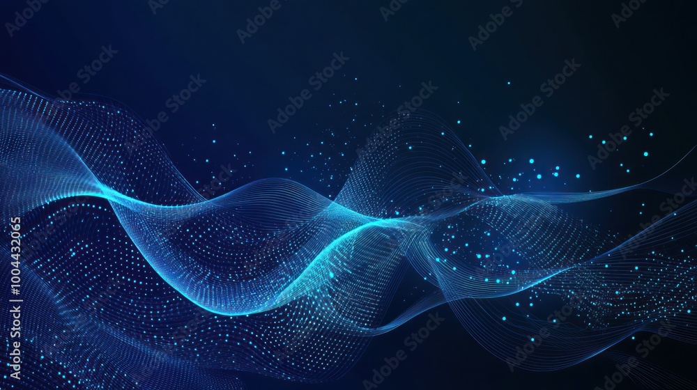 Abstract Blue Wave Abstract Blue Wave