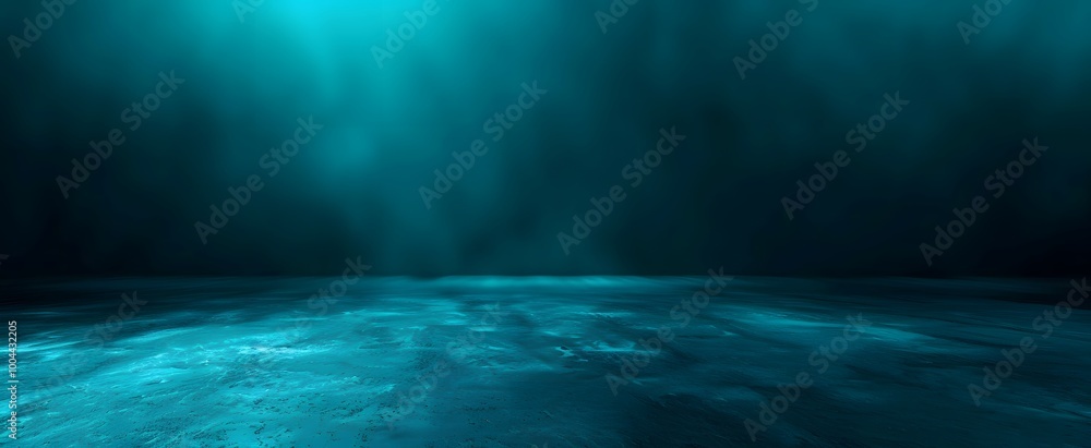 Abstract Turquoise Gradient Background With Blurred Edges Abstract Turquoise Gradient Background With Blurred Edges