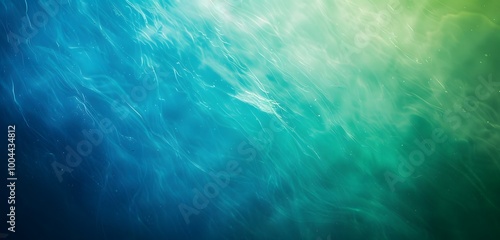 Abstract Blue Green Gradient Background with Grain Texture