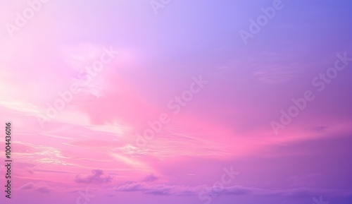 Soft Pink and Purple Gradient Sky Background