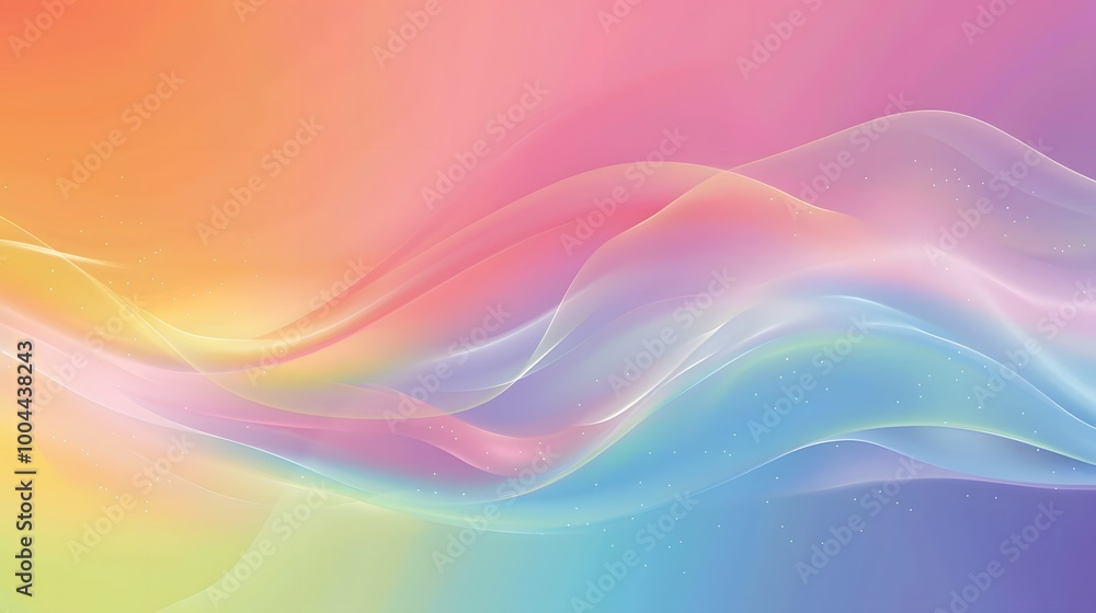 Abstract Rainbow Gradient Background with Blur Effect Abstract Rainbow Gradient Background with Blur Effect
